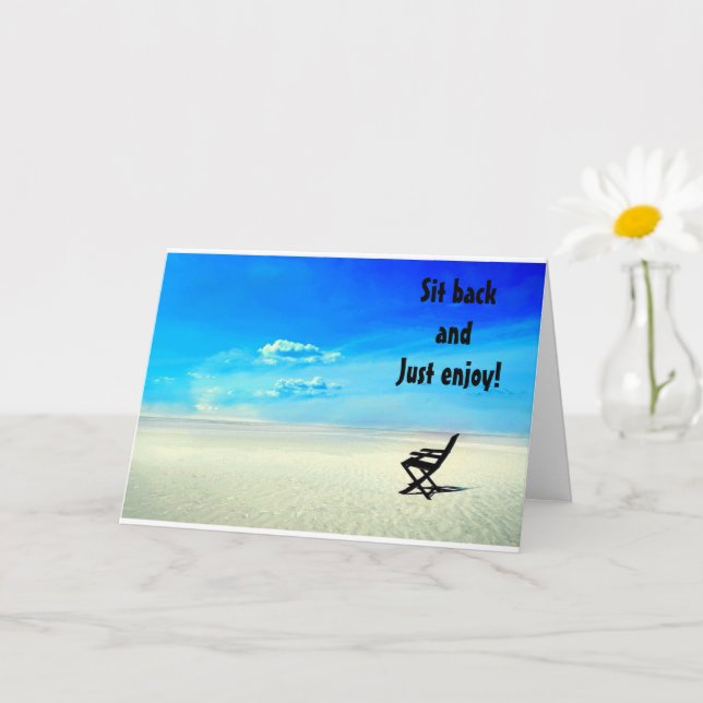 FAVORITE BEACH BUM TURNS **60** CARD (Small Plant)