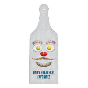 FAVORITE BREAKFAST FATHER'S DAY CUTTING BOARD