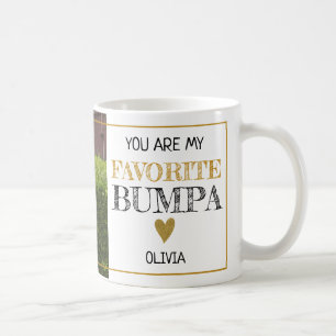 Favorite Bumpa Grandpa Grandchild Custom Photo Coffee Mug