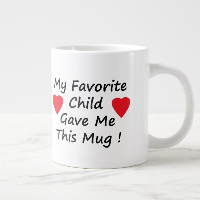 Favorite child large coffee mug (Right)