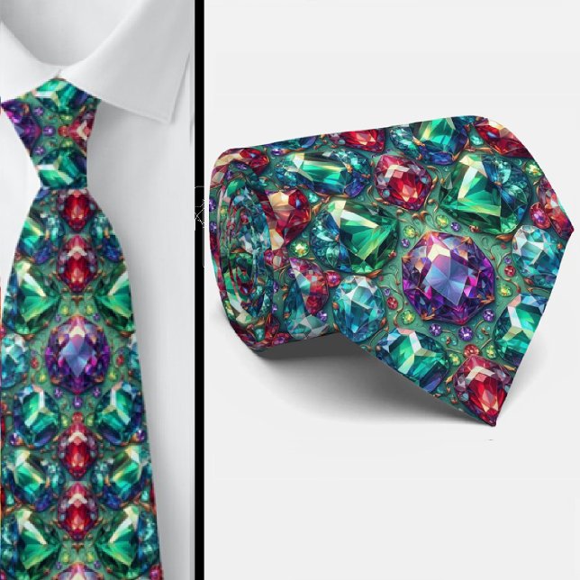 Favorite Colors Gemstone Pattern Tie (Creator Uploaded)