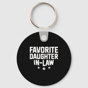 Favorite Daughter-in-law Funny Wife Mom Mother's D Key Ring