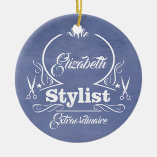 Hair Salon Christmas Tree Decorations Ornaments Zazzle Co Uk
