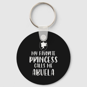 Favorite princess calls abuela mother's day key ring