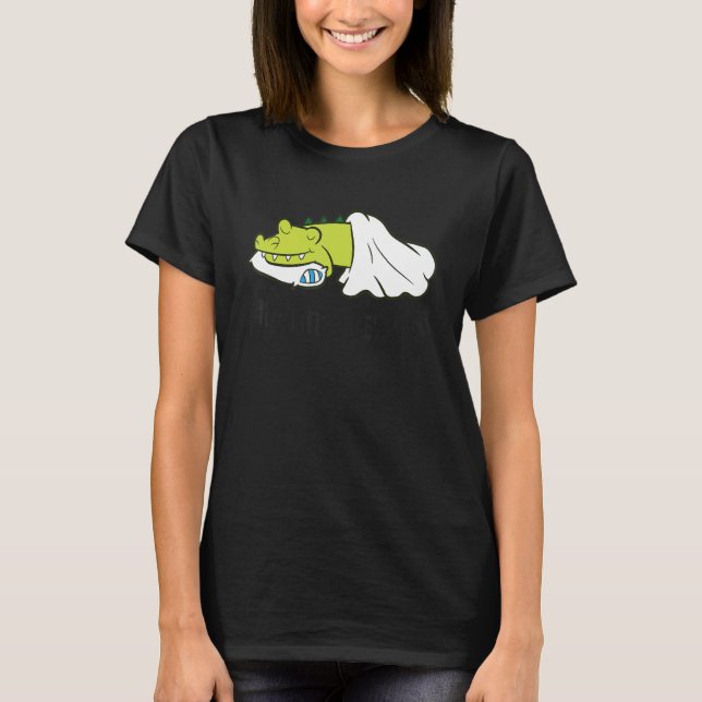 Favorite Sleep Cute Alligator Pajama T-Shirt (Front)