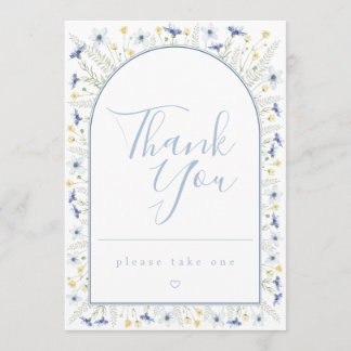 Favors Table Card