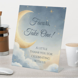 Favors, Take One! Baby Shower Table Sign 