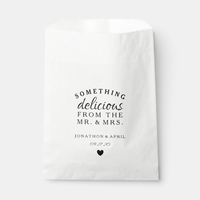Favour Bag - Something Delicious (Front)