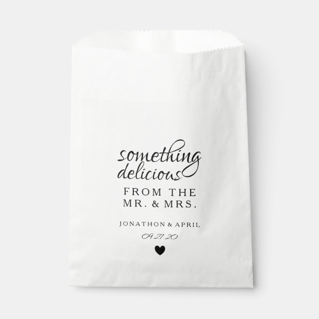 Favour Bag - Something Delicious (Front)