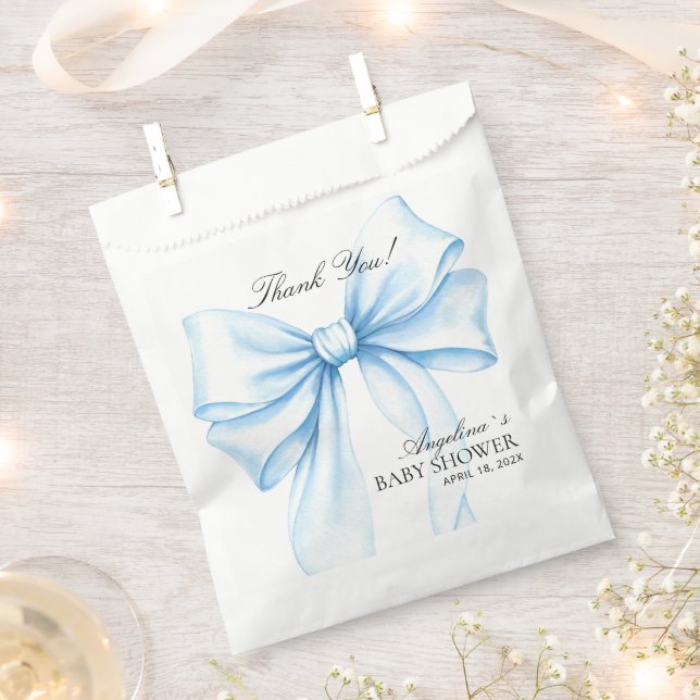 Favour Bag thank you Baby Shower. (Clipped)