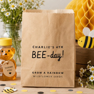 Favour Bags   Bee Kids Birthday Seed Party Bags