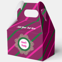Favour Box 5 Plumb(Pink Green) RFPMDesigns©️2024