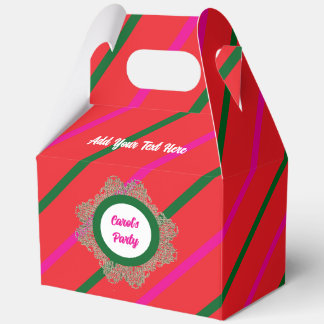Favour Box 5 Red(Pink Green) RFPMDesigns ©️2024