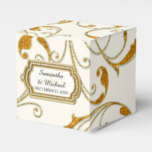 Favour Box Glam Old Hollywood Regency Black Tie