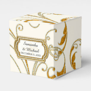 Favour Box Glam Old Hollywood Regency Black Tie