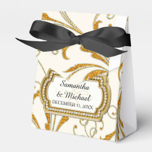 Favour Box Glam Old Hollywood Regency Black Tie