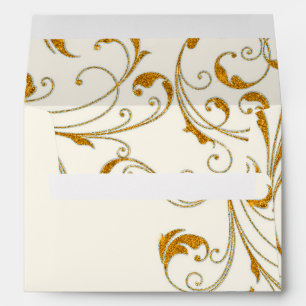 Favour Box Glam Old Hollywood Regency Black Tie Envelope