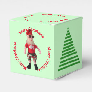 Favour Box - Merry Christmas Santa and Tree