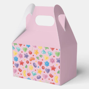“Favour Box – Pink Candy & Star Party Gift Box”