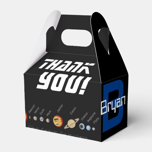 Favour Box Planets, Outer Space, Earth (Front Side)