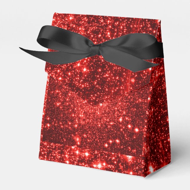 Favour Box Red Stars (Front Side)