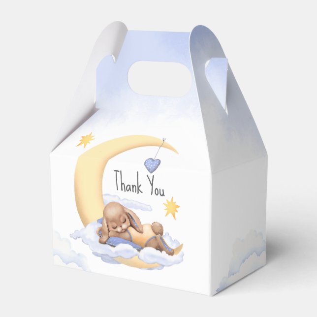 Favour Box -“Thank you” for Baby Shower. (Front Side)