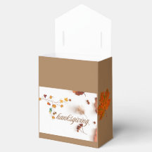 Favour Box Thanksgiving Design TENT Boxes