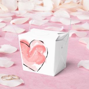 Favour box with cute heart