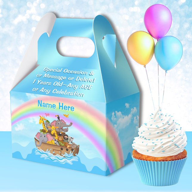 Favour Boxes for Noah's Ark Party Favours, Souveni (Noah's Ark Themed Party. Noah's Ark Party Favors. Noah's Ark Christening Party, Noah's Ark Baptism.)