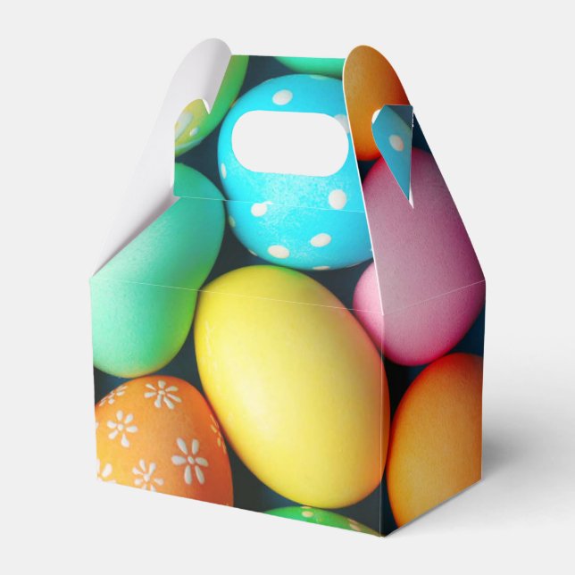 Favour Boxes - Painted Easter Eggs (Front Side)
