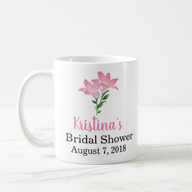 Favour Bridal Shower Mug (Left)