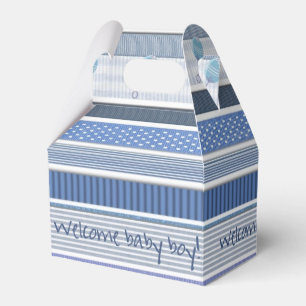 Favour/Gift Box - Welcome Baby Boy!