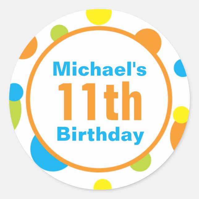 Favour Sticker - Splashing Fun in the Sun (Front)