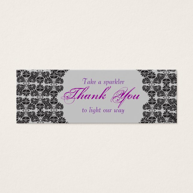 favour tag or business card (Front)