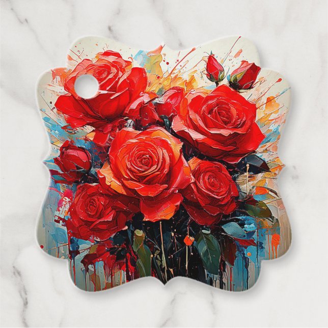 Favour Tag - The Red Roses Artwork (Front)