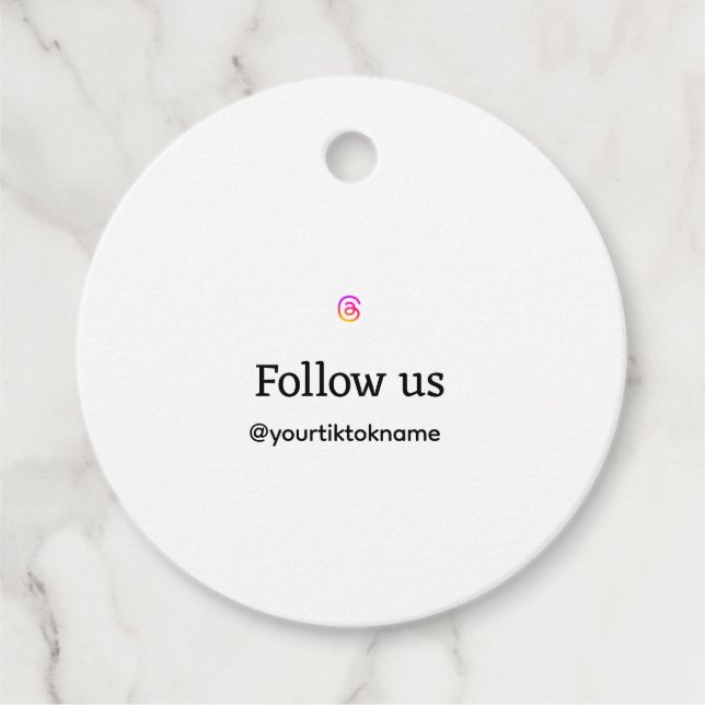 Favour Tags (Front)