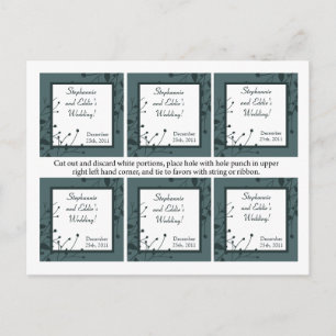 Favour Tags Twilight Twigs Postcard