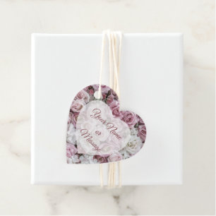 Favour Tags - Victorian Roses Collage