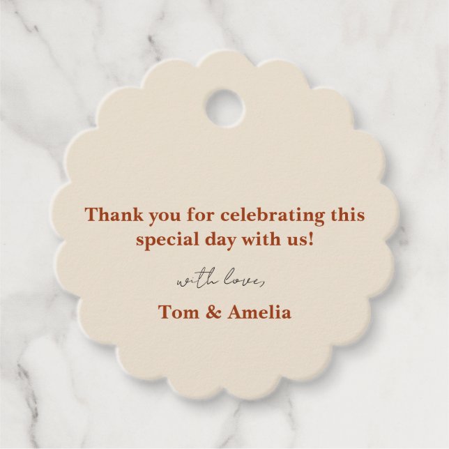 Favour Thank you Tag (Front)