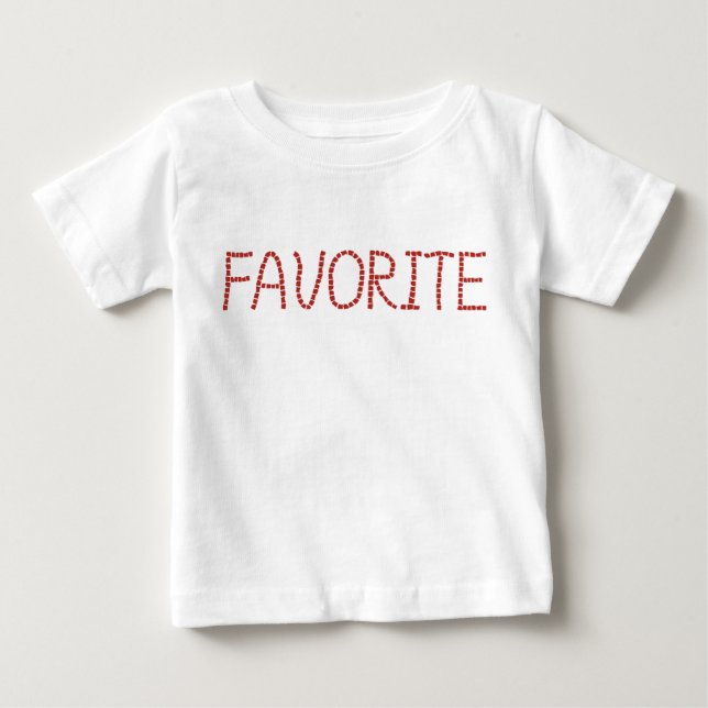Favourite Baby Romper T-Shirt (Front)