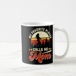 Favourite Baseball Player Calls Me Mum - Mothers D Coffee Mug