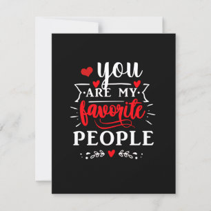 Favourite Best Friend Valentine Holiday Card