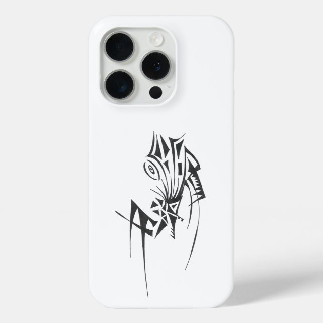 Favourite Black White Abstract Tribal Tattoo Art Case-Mate iPhone Case (Back)