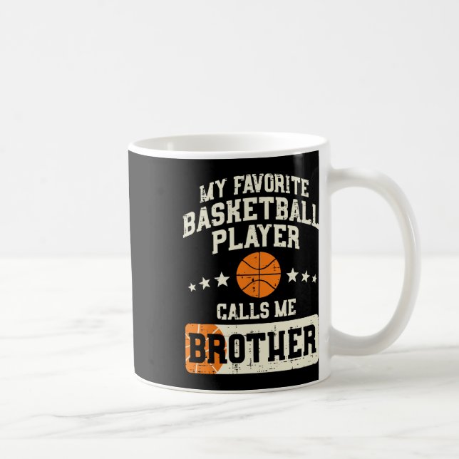 Favourite Bysketbyll Player Brother Family Byller  Coffee Mug (Right)