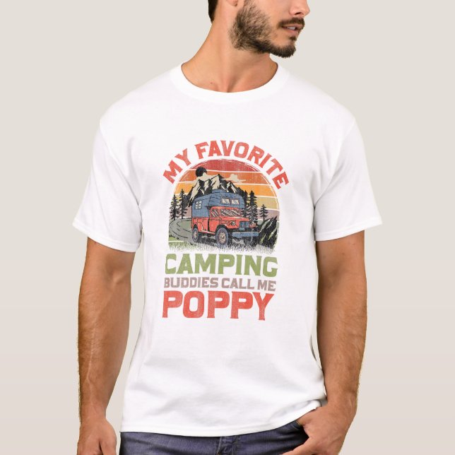 Favourite Camping Buddies Call T-Shirt (Front)