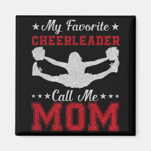 Favourite Cheerleader Calls Me Mum Cheer Mum Mothe Magnet