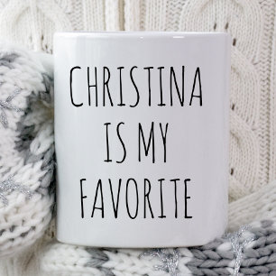 Favourite Child Personalised Mum Mothers Day Gift Mug