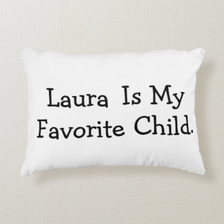 Favourite Child Pillow, Funny Mother Decorative Cushion