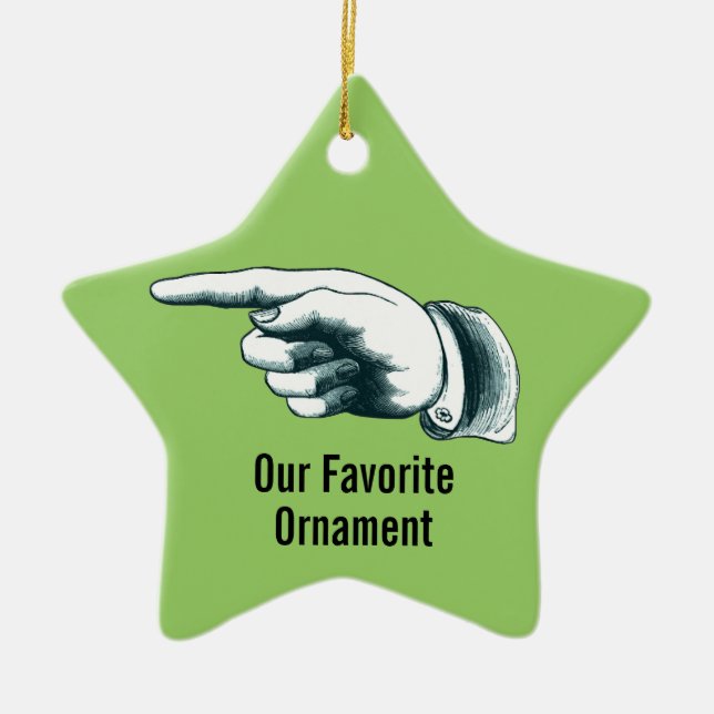 Favourite Christmas Tree Ornament (Front)