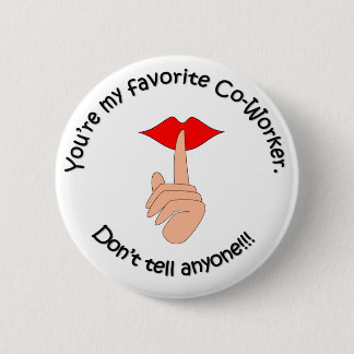 Favourite Co-Worker 6 Cm Round Badge